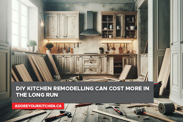 DIY kitchen remodelling can cost more in the long run