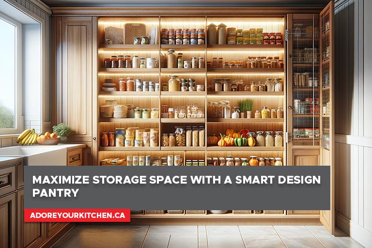 Maximize storage space with a smart design pantry