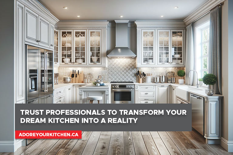 Trust professionals to transform your dream kitchen into a reality